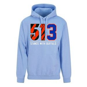 513 Stands With Buffalo Unisex Surf Hoodie