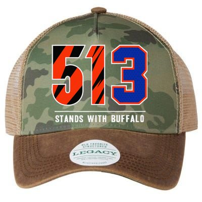 513 Stands With Buffalo Gift Legacy Tie Dye Trucker Hat