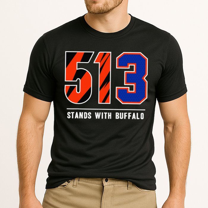 513 Stands With Buffalo Gift Cooling Performance Crew T-Shirt