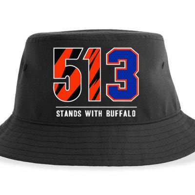 513 Stands With Buffalo Gift Sustainable Bucket Hat