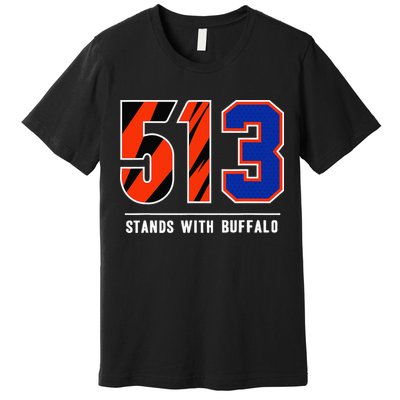 513 Stands With Buffalo Gift Premium T-Shirt