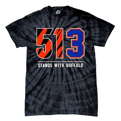 513 Stands With Buffalo Gift Tie-Dye T-Shirt