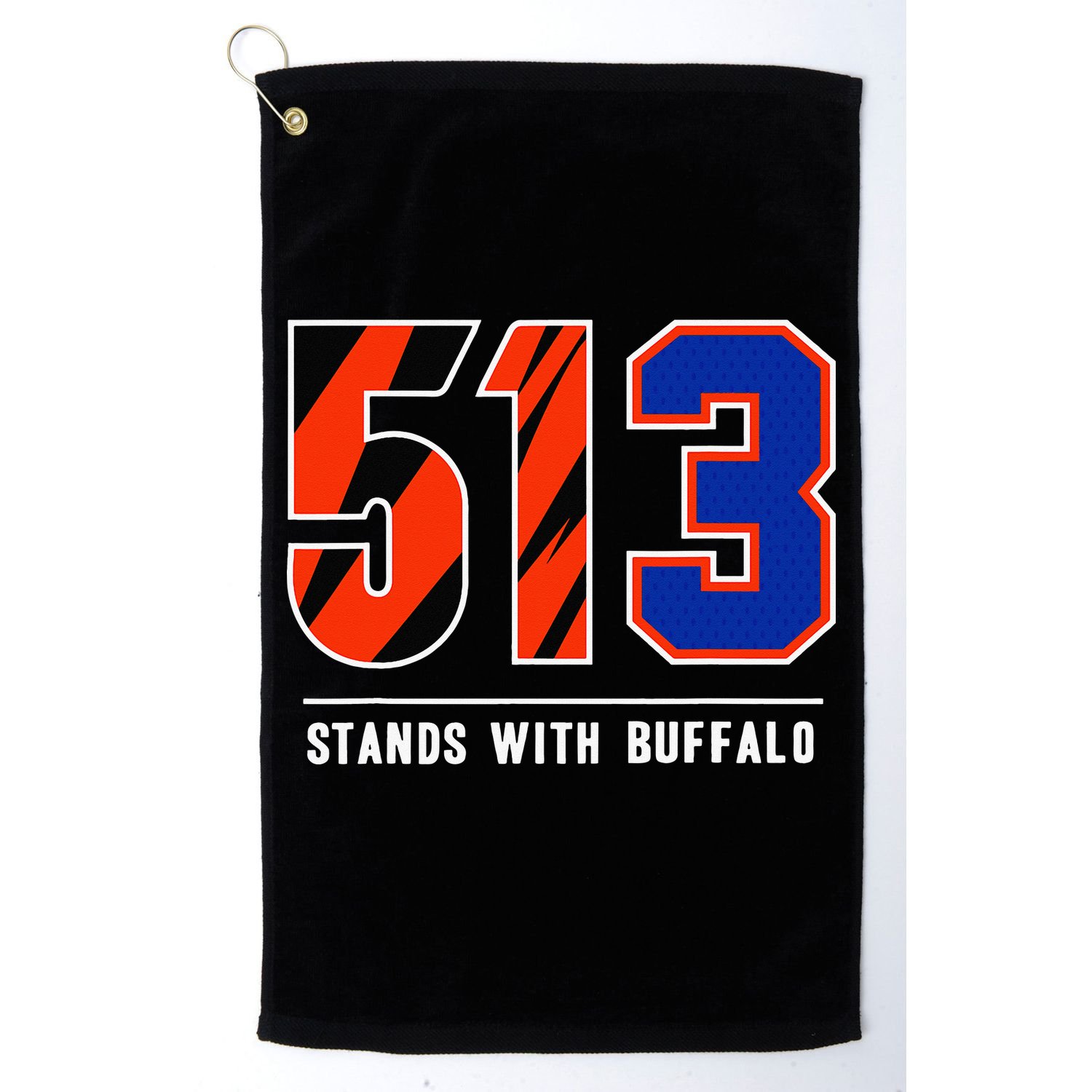 513 Stands With Buffalo Gift Golf Towel