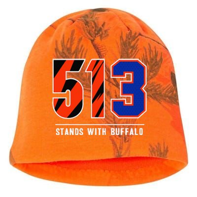 513 Stands With Buffalo Gift Kati - Camo Knit Beanie