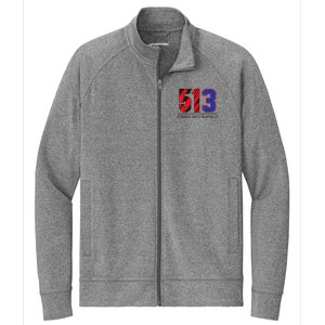 513 Stands With Buffalo Pray For Damar 3 Buffalo Love For 3 We Are With You Stretch Full-Zip Cadet Jacket