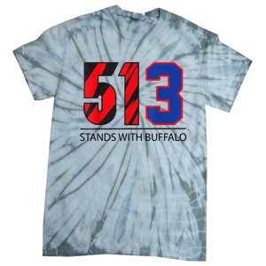 513 Stands With Buffalo Pray For Damar 3 Buffalo Love For 3 We Are With You Tie-Dye T-Shirt