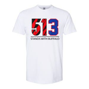 513 Stands With Buffalo Pray For Damar 3 Buffalo Love For 3 We Are With You Softstyle CVC T-Shirt