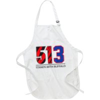 513 Stands With Buffalo Pray For Damar 3 Buffalo Love For 3 We Are With You Apron