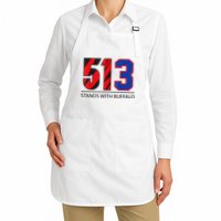 513 Stands With Buffalo Pray For Damar 3 Buffalo Love For 3 We Are With You Apron