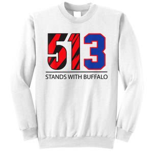 513 Stands With Buffalo Pray For Damar 3 Buffalo Love For 3 We Are With You Sweatshirt