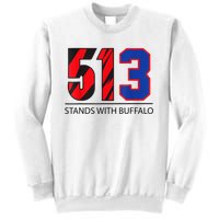 513 Stands With Buffalo Pray For Damar 3 Buffalo Love For 3 We Are With You Sweatshirt