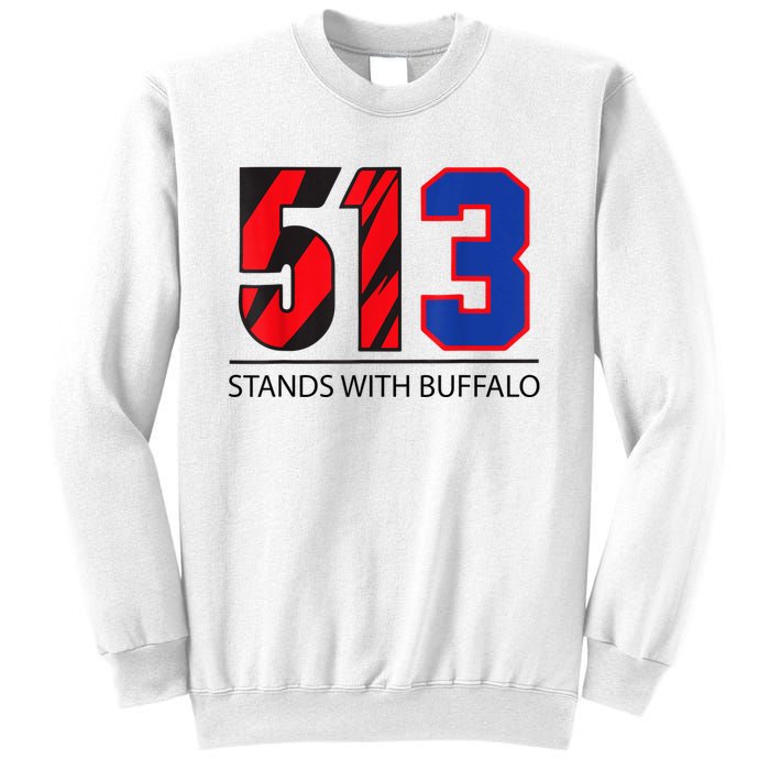 513 Stands With Buffalo Pray For Damar 3 Buffalo Love For 3 We Are With You Sweatshirt