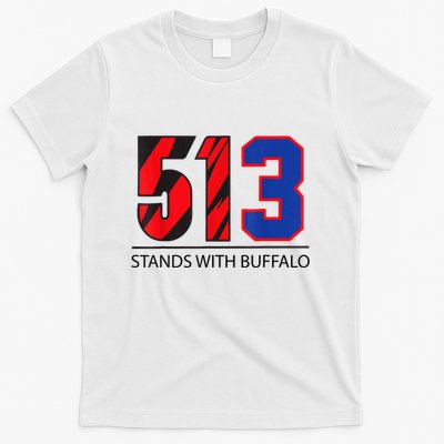 513 Stands With Buffalo Pray For Damar 3 Buffalo Love For 3 We Are With You T-Shirt