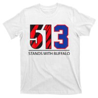 513 Stands With Buffalo Pray For Damar 3 Buffalo Love For 3 We Are With You T-Shirt