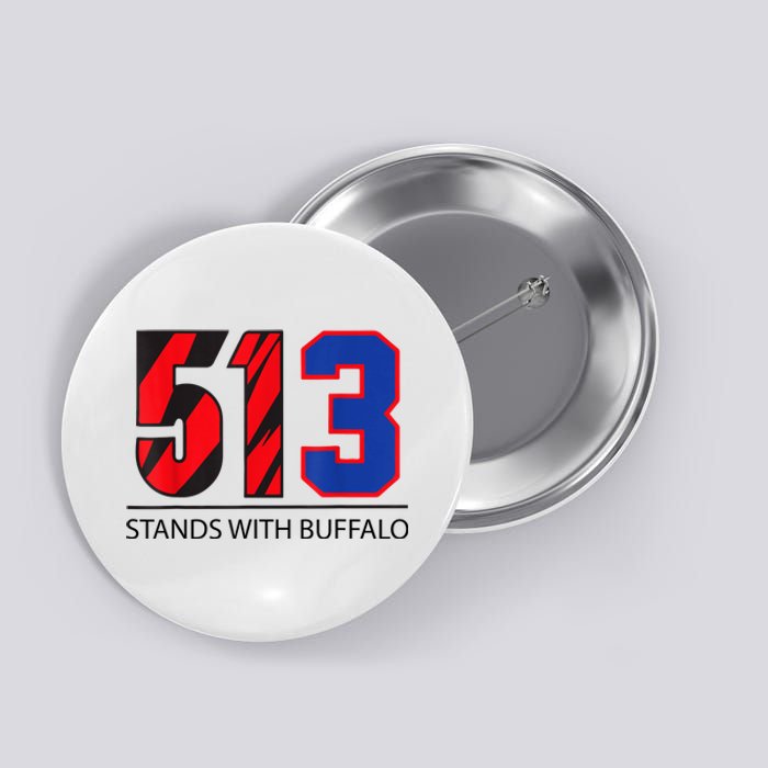 513 Stands With Buffalo Pray For Damar 3 Buffalo Love For 3 We Are With You Button