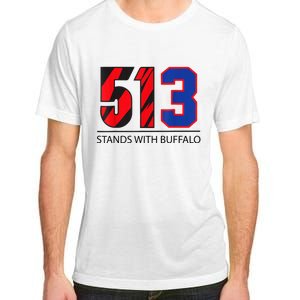 513 Stands With Buffalo Pray For Damar 3 Buffalo Love For 3 We Are With You Adult ChromaSoft Performance T-Shirt