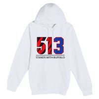 513 Stands With Buffalo Pray For Damar 3 Buffalo Love For 3 We Are With You Premium Pullover Hoodie