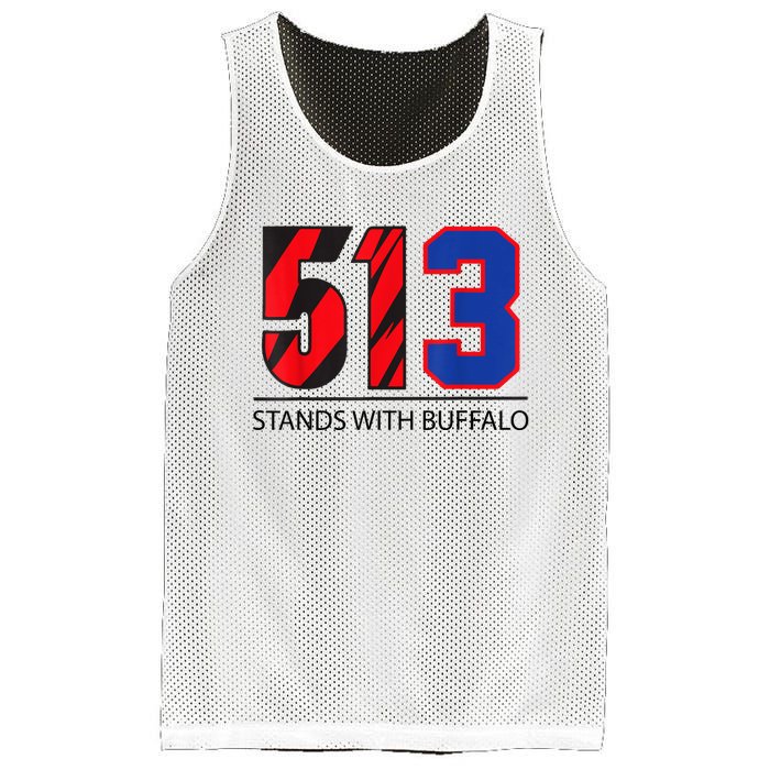 513 Stands With Buffalo Pray For Damar 3 Buffalo Love For 3 We Are With You Mesh Reversible Basketball Jersey Tank