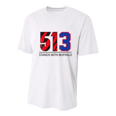 513 Stands With Buffalo Pray For Damar 3 Buffalo Love For 3 We Are With You Youth Performance Sprint T-Shirt