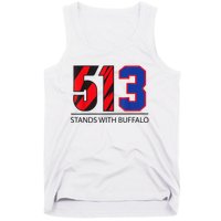 513 Stands With Buffalo Pray For Damar 3 Buffalo Love For 3 We Are With You Tank Top