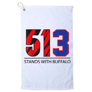 513 Stands With Buffalo Pray For Damar 3 Buffalo Love For 3 We Are With You Platinum Collection Golf Towel