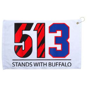 513 Stands With Buffalo Pray For Damar 3 Buffalo Love For 3 We Are With You Grommeted Golf Towel