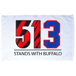 513 Stands With Buffalo Pray For Damar 3 Buffalo Love For 3 We Are With You Microfiber Hand Towel