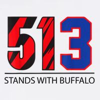 513 Stands With Buffalo Pray For Damar 3 Buffalo Love For 3 We Are With You Short Acrylic Beanie
