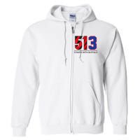 513 Stands With Buffalo Pray For Damar 3 Buffalo Love For 3 We Are With You Full Zip Hoodie