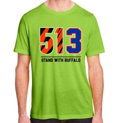 513 Stand With Buffalo Love For 3 Pray For Damar Adult ChromaSoft Performance T-Shirt