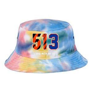 513 Stand With Buffalo Love For 3 Pray For Damar Tie Dye Newport Bucket Hat