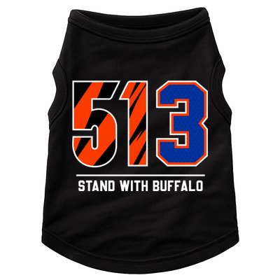 513 Stand With Buffalo Love For 3 Pray For Damar Doggie Tank