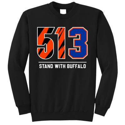 513 Stand With Buffalo Love For 3 Pray For Damar Sweatshirt