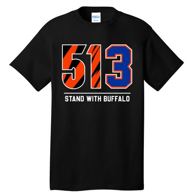 513 Stand With Buffalo Love For 3 Pray For Damar Tall T-Shirt