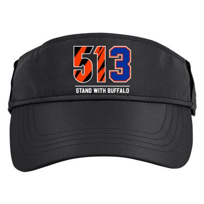 513 Stand With Buffalo Love For 3 Pray For Damar Adult Drive Performance Visor