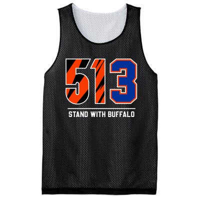 513 Stand With Buffalo Love For 3 Pray For Damar Mesh Reversible Basketball Jersey Tank