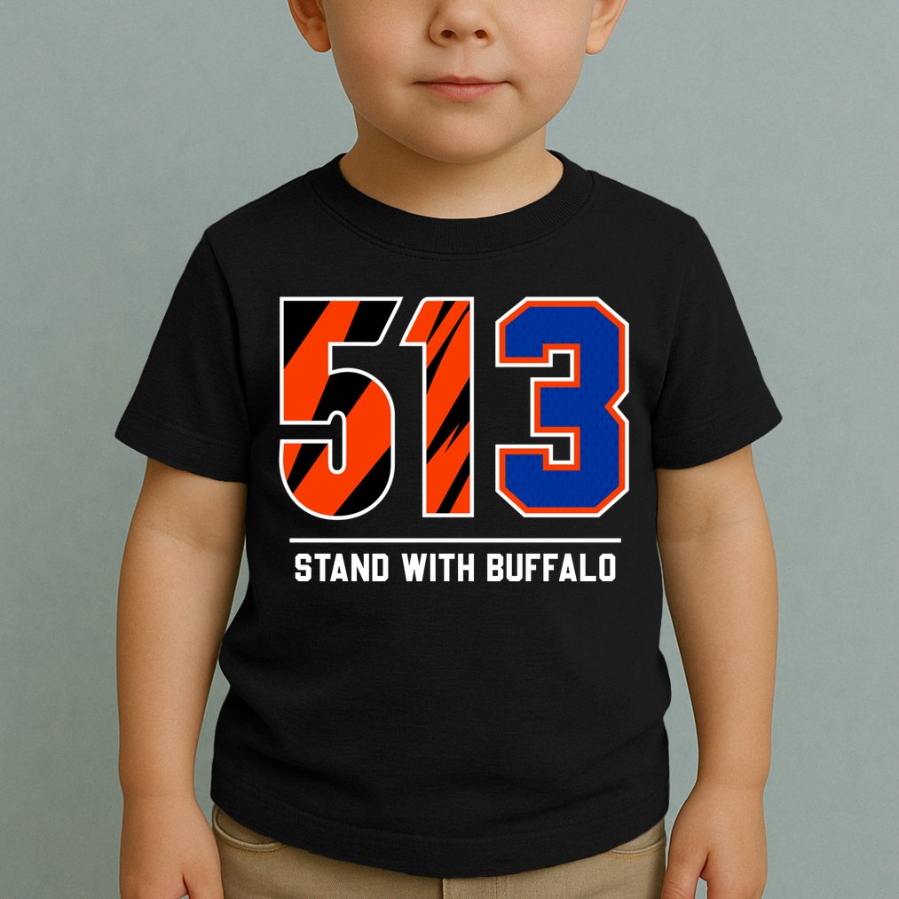 513 Stand With Buffalo Love For 3 Pray For Damar Toddler T-Shirt