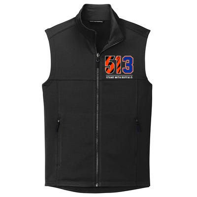 513 Stand With Buffalo Love For 3 Pray For Damar Collective Smooth Fleece Vest