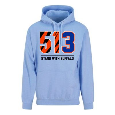 513 Stand With Buffalo Love For 3 Pray For Damar Unisex Surf Hoodie