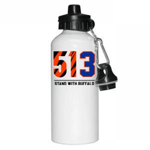 513 Stand With Buffalo Love For 3 Pray For Damar Aluminum Water Bottle