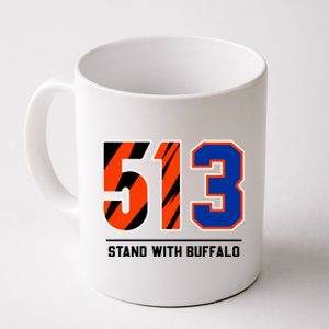 513 Stand With Buffalo Love For 3 Pray For Damar Coffee Mug