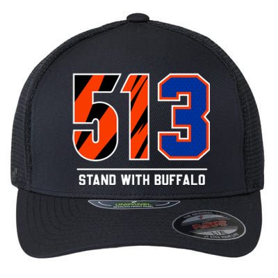 513 Stand With Buffalo Love For 3 Pray For Damar Flexfit Unipanel Trucker Cap