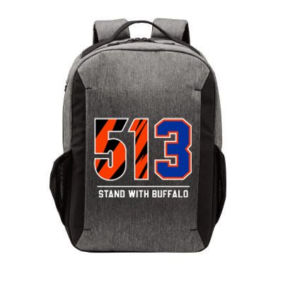 513 Stand With Buffalo Love For 3 Pray For Damar Vector Backpack