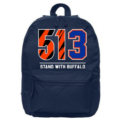 513 Stand With Buffalo Love For 3 Pray For Damar 16 in Basic Backpack