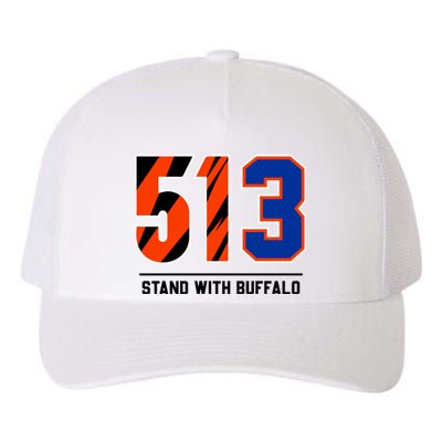 513 Stand With Buffalo Love For 3 Pray For Damar Yupoong Adult 5-Panel Trucker Hat