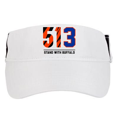 513 Stand With Buffalo Love For 3 Pray For Damar Adult Drive Performance Visor