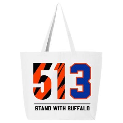 513 Stand With Buffalo Love For 3 Pray For Damar 25L Jumbo Tote