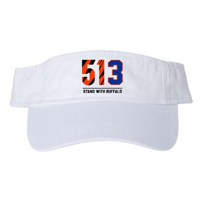 513 Stand With Buffalo Love For 3 Pray For Damar Valucap Bio-Washed Visor