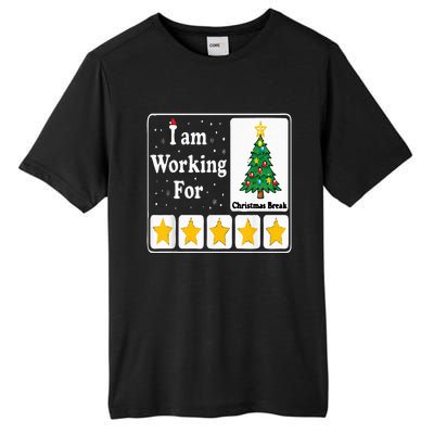 5 Stars Xmas Tree Tall Fusion ChromaSoft Performance T-Shirt