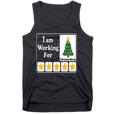 5 Stars Xmas Tree Tank Top